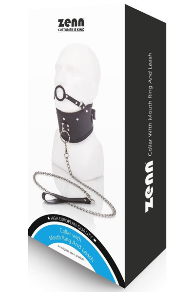 Zenn Collar With Mouth Ring & Leash - Kaklasiksna un pavadas 3