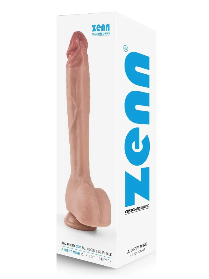 Zenn Dual Density Dildo 24 cm - Dzīvīgs dildo 4 [full]