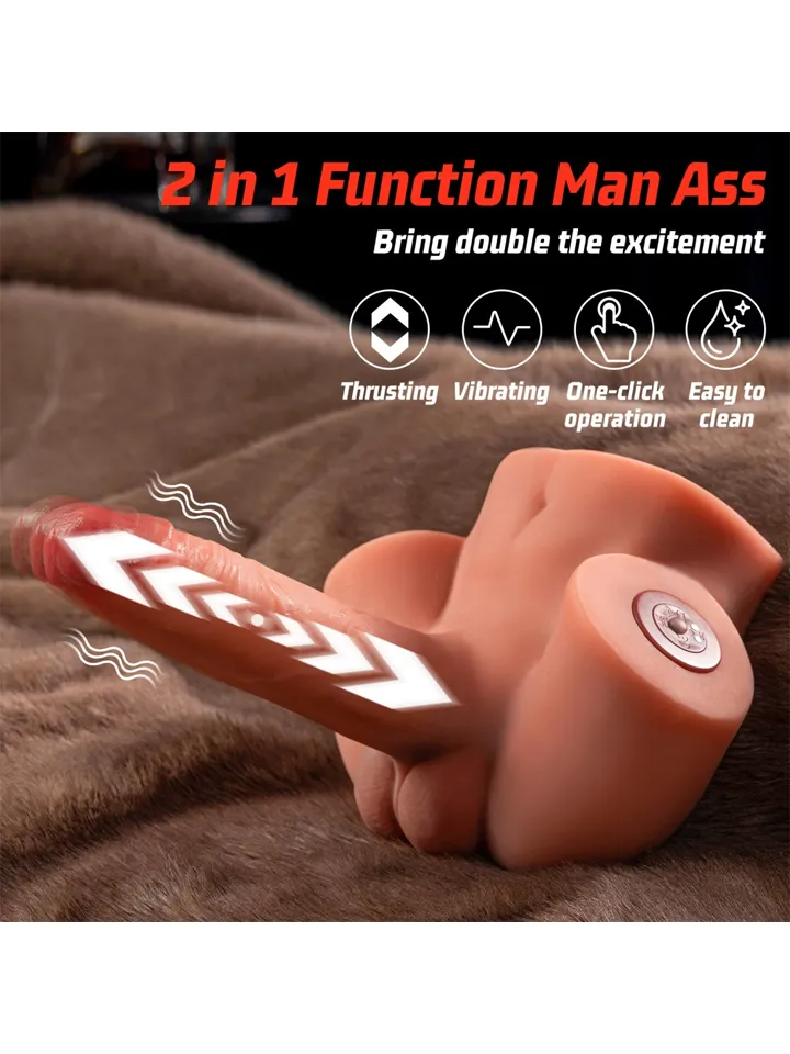 Zoe Thrusting Vibrating Dildo - Manlig Sexdocka 4 [full]